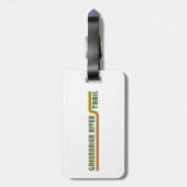 Étiquette À Bagage Chemin de la rivière Greenbrier (Dos Vertical)