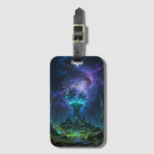 Étiquette À Bagage Chemin des étoiles – Voyage à travers l'univers (Devant Vertical)