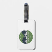 Étiquette À Bagage Chemin du Croissant-Capital (Dos Vertical)