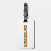 Étiquette À Bagage Chemin du Croissant-Capital (Dos Vertical)