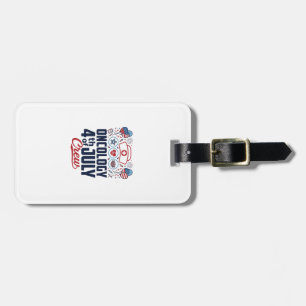 Étiquette À Bagage Chemio Crew Médical Patriotique T-shirt 4 juillet 