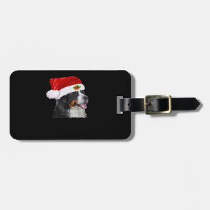 Étiquette À Bagage Chemise de Noël de la Montagne bernoise Chien Noël