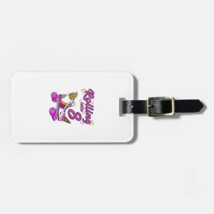 Étiquette À Bagage Chemise pour le 8ème anniversaire Licorne à roulet