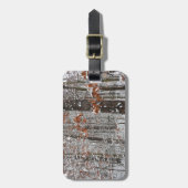 Étiquette À Bagage Chênes couverts de neige hiver Photographie de la (Devant Vertical)