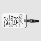 Étiquette À Bagage Chercher ce qui compte (Devant Horizontal)