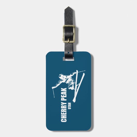 Étiquette À Bagage Cherry Peak (Devant Vertical)