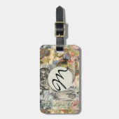 Étiquette À Bagage Cheshire Chat Alice Wonderland Classic (Devant Vertical)