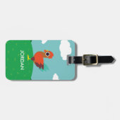 Étiquette À Bagage Chester le coq (Devant horizontal)