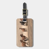 Étiquette À Bagage Cheval À L'Automne II (Devant Vertical)