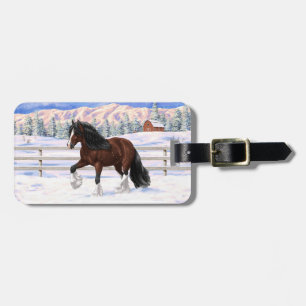 Étiquette À Bagage Cheval À Repasser De La Vannière Tzigane De Baie B