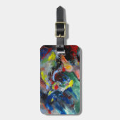 Étiquette À Bagage Cheval abstrait (Devant Vertical)