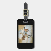 Étiquette À Bagage Cheval Arabe équestre de pur sang de Godolphin (Devant Vertical)