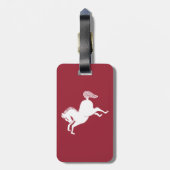 Étiquette À Bagage Cheval au galop (Dos Vertical)