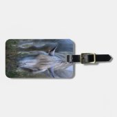 Étiquette À Bagage Cheval blanc (Devant horizontal)