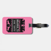 Étiquette À Bagage Cheval cheval Selle (Dos horizontal)