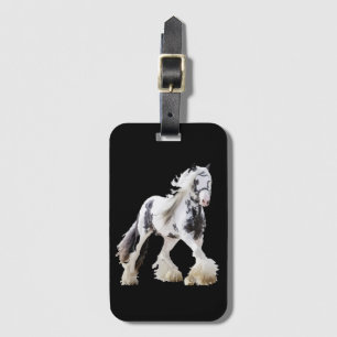 Étiquette À Bagage Cheval d'attelage Gypsy Mare Stallion
