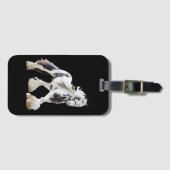 Étiquette À Bagage Cheval d'attelage Gypsy Mare Stallion (Devant Horizontal)