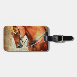 Étiquette À Bagage Cheval de l'Ouest