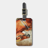 Étiquette À Bagage Cheval de l'Ouest (Devant Vertical)