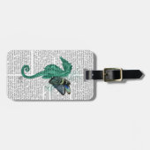 Étiquette À Bagage Cheval de mer ailé (Devant horizontal)