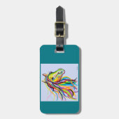 Étiquette À Bagage Cheval d'une couleur différente (Devant Vertical)