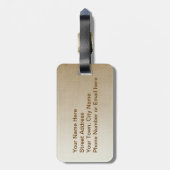 Étiquette À Bagage Cheval favori (Dos Vertical)