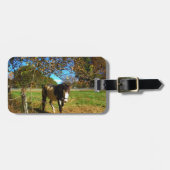 Étiquette À Bagage Cheval Peint, (Devant horizontal)