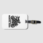 Étiquette À Bagage Chevalier médiéval (Devant Horizontal)