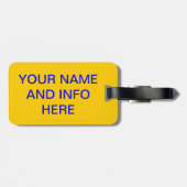 ÉTIQUETTE À BAGAGE CHEVALIERS TEMPLAR (Dos horizontal)