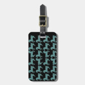 Étiquette À Bagage Chevaux (Devant Vertical)