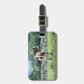 ÉTIQUETTE À BAGAGE CHEVAUX (Devant Vertical)