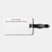 ÉTIQUETTE À BAGAGE CHEVAUX (Dos horizontal)