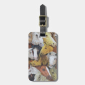 Étiquette À Bagage Chevaux de chevaux (Devant Vertical)