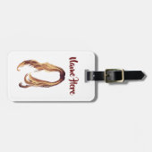 Étiquette À Bagage Cheveux (Devant horizontal)