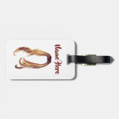 Étiquette À Bagage Cheveux (Dos horizontal)