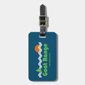 Étiquette À Bagage Chèvre Parc provincial Rétro (Devant Vertical)