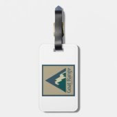 Étiquette À Bagage Chèvre Parc provincial Rustique (Dos Vertical)