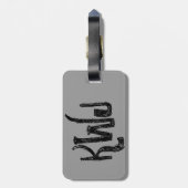 Étiquette À Bagage Chevrolet Bel Air Classic Car 1957 (Dos Vertical)