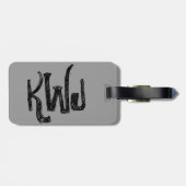 Étiquette À Bagage Chevrolet Bel Air Classic Car 1957 (Dos horizontal)