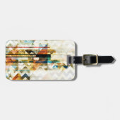 Étiquette À Bagage Chevron urbain II (Devant horizontal)