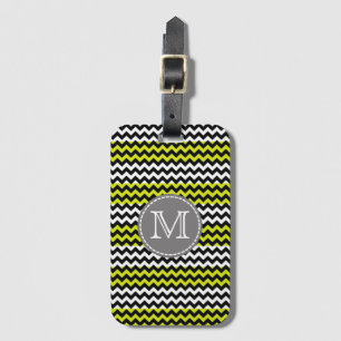 Étiquette À Bagage Chevron Zigzag