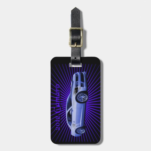 Étiquette À Bagage Chevy : Camaro 2012 (Devant Vertical)