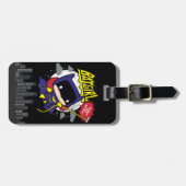Étiquette À Bagage Chibi Batgirl Prêt Pour L'Action (Devant horizontal)