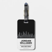 Étiquette À Bagage Chibi Batgirl Prêt Pour L'Action (Dos Vertical)