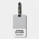 Étiquette À Bagage Chibi Batman Évolue La Ville (Dos Vertical)