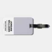 Étiquette À Bagage Chibi Bizarro #1 (Dos horizontal)