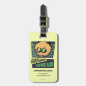 Étiquette À Bagage Chibi Cat Noir n'abandonne jamais (Devant Vertical)