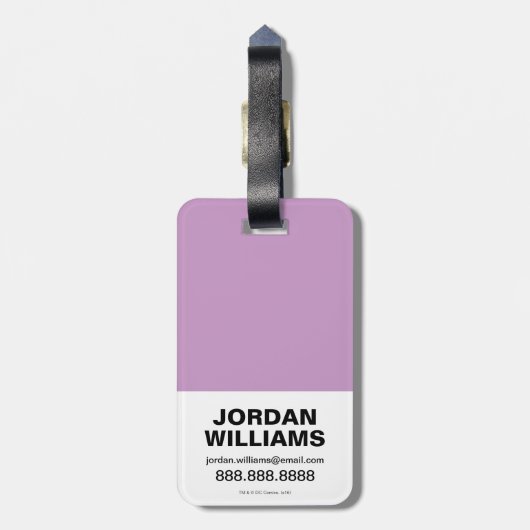 Étiquette À Bagage Chibi Catwoman à voler un diamant (Dos Vertical)