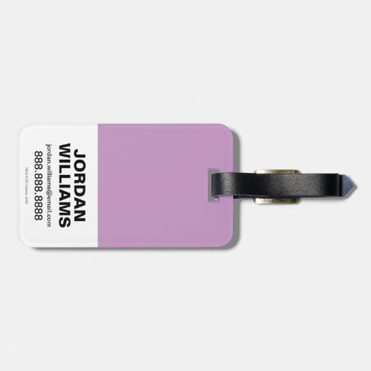 Étiquette À Bagage Chibi Catwoman à voler un diamant (Dos horizontal)