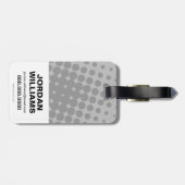 Étiquette À Bagage Chibi Catwoman rebondit sur Batman (Dos horizontal)